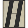 Vintage-Inspired Letter Print - Black on White (A-Z)