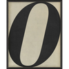 Vintage-Inspired Letter Print - Black on White (A-Z)