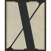 Vintage-Inspired Letter Print - Black on White (A-Z)