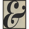 Vintage-Inspired Letter Print - Black on White (A-Z)