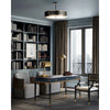 Remington Black Semi-Flush Mount