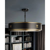 Remington Black Semi-Flush Mount