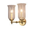 Suzanna Storm Glass Twin Wall Sconce