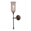 Suzanna Tall Storm Glass Wall Sconce