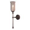 Suzanna Tall Storm Glass Wall Sconce