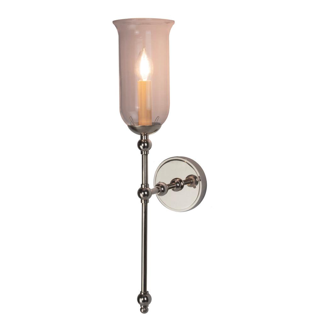 Suzanna Tall Storm Glass Wall Sconce