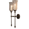 Suzanna Tall Storm Glass Wall Sconce