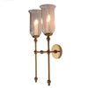 Suzanna Tall Storm Glass Wall Sconce