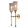 Suzanna Tall Storm Glass Wall Sconce