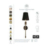 Suzanna Tall Wall Sconce