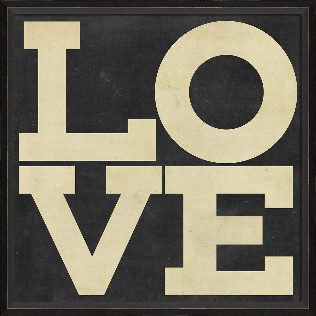 LOVE Print - Black Frame