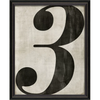 Vintage-Inspired Number Prints - Black on White (0-9)