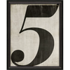 Vintage-Inspired Number Prints - Black on White (0-9)