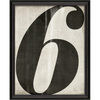 Vintage-Inspired Number Prints - Black on White (0-9)