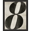 Vintage-Inspired Number Prints - Black on White (0-9)