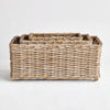 Haley Rectangular Woven Planters – Set of 3