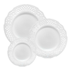 White Pierced Floral Dinnerware