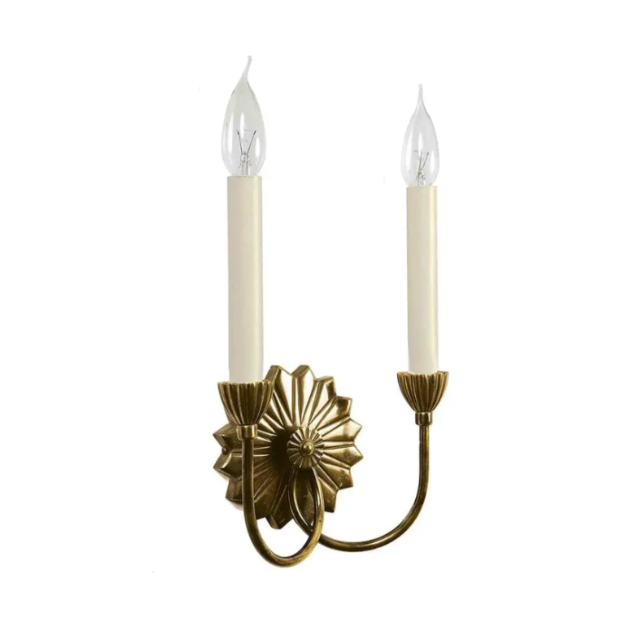 Étoile Brass Twin Wall Sconce | French Bathroom Lighting | Hadley James ...