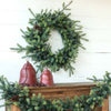 Blue Spruce Wreath with LED Lights, Extra-Large 40"