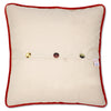 North Pole City Hand-Embroidered Pillow