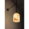 Belfry Arm Alabaster Wall Light - hadleyjameslighting