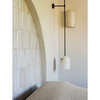 Belfry Arm Alabaster Wall Light - hadleyjameslighting