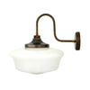 Ana Schoolhouse Swan Neck Wall Light - hadleyjameslighting