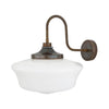 Ana Schoolhouse Swan Neck Wall Light - hadleyjameslighting