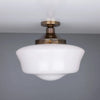 Schoolhouse Traditional Flush Mount