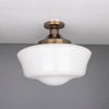 Schoolhouse Traditional Flush Mount