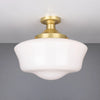 Schoolhouse Traditional Flush Mount