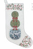 The Holiday Topiary  Needlepoint Stocking (2 Sizes)