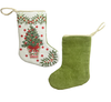 Classic Tree Needlepoint Stocking