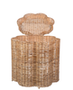 Scalloped Storage Ottoman
