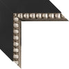 Monroe Beaded Black Mirror