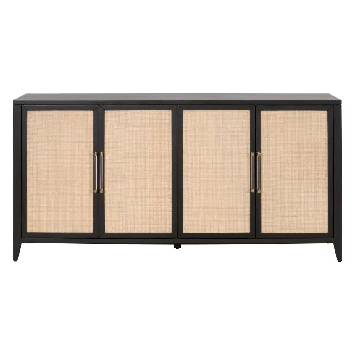 Holland Media Sideboard - Brushed Black Acacia