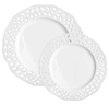 White Pierced Dinnerware