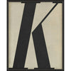 Vintage-Inspired Letter Print - Black on White (A-Z)