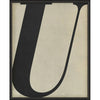 Vintage-Inspired Letter Print - Black on White (A-Z)
