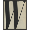 Vintage-Inspired Letter Print - Black on White (A-Z)
