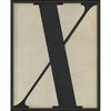 Vintage-Inspired Letter Print - Black on White (A-Z)