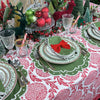 Red, Flowers & Vines - Tablecloth