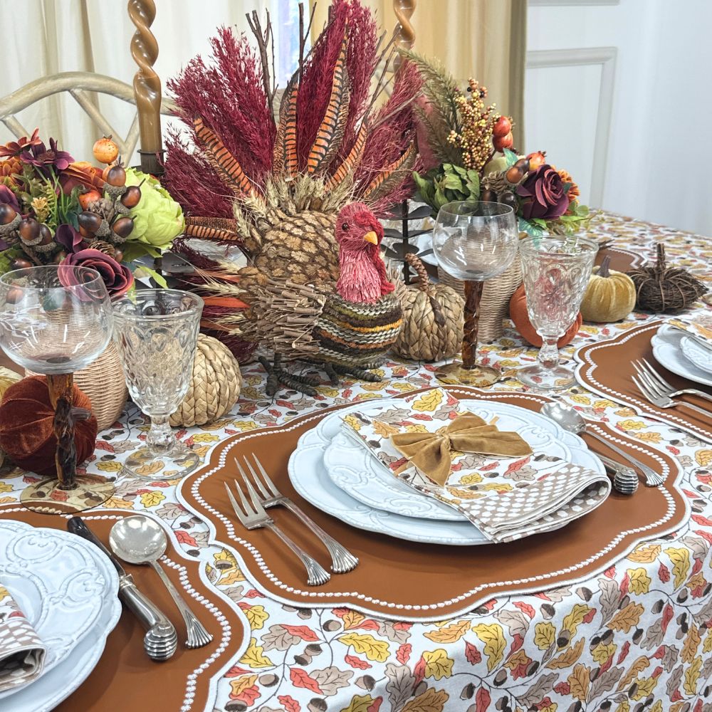 Cameron Placemat - Light Cocoa Vegan Leather (Set of 4)