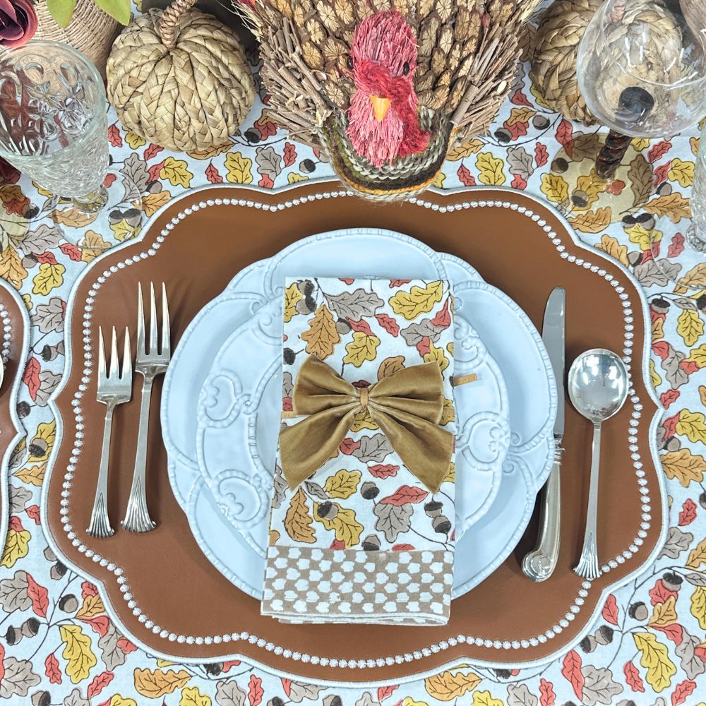 Acorns & Leaves - Tablecloth