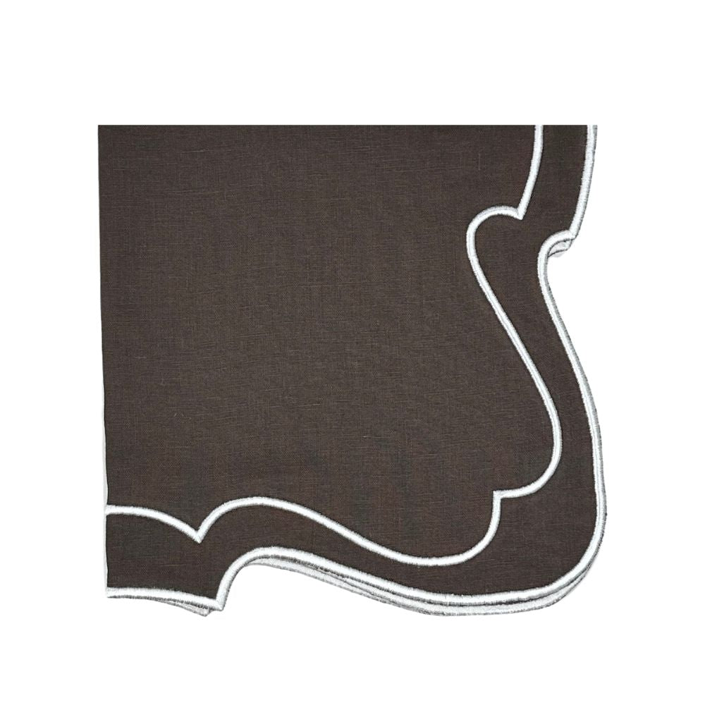 Belle Napkin – Cocoa (Set of 4)