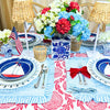 Catherine Tablecloth – Red & White