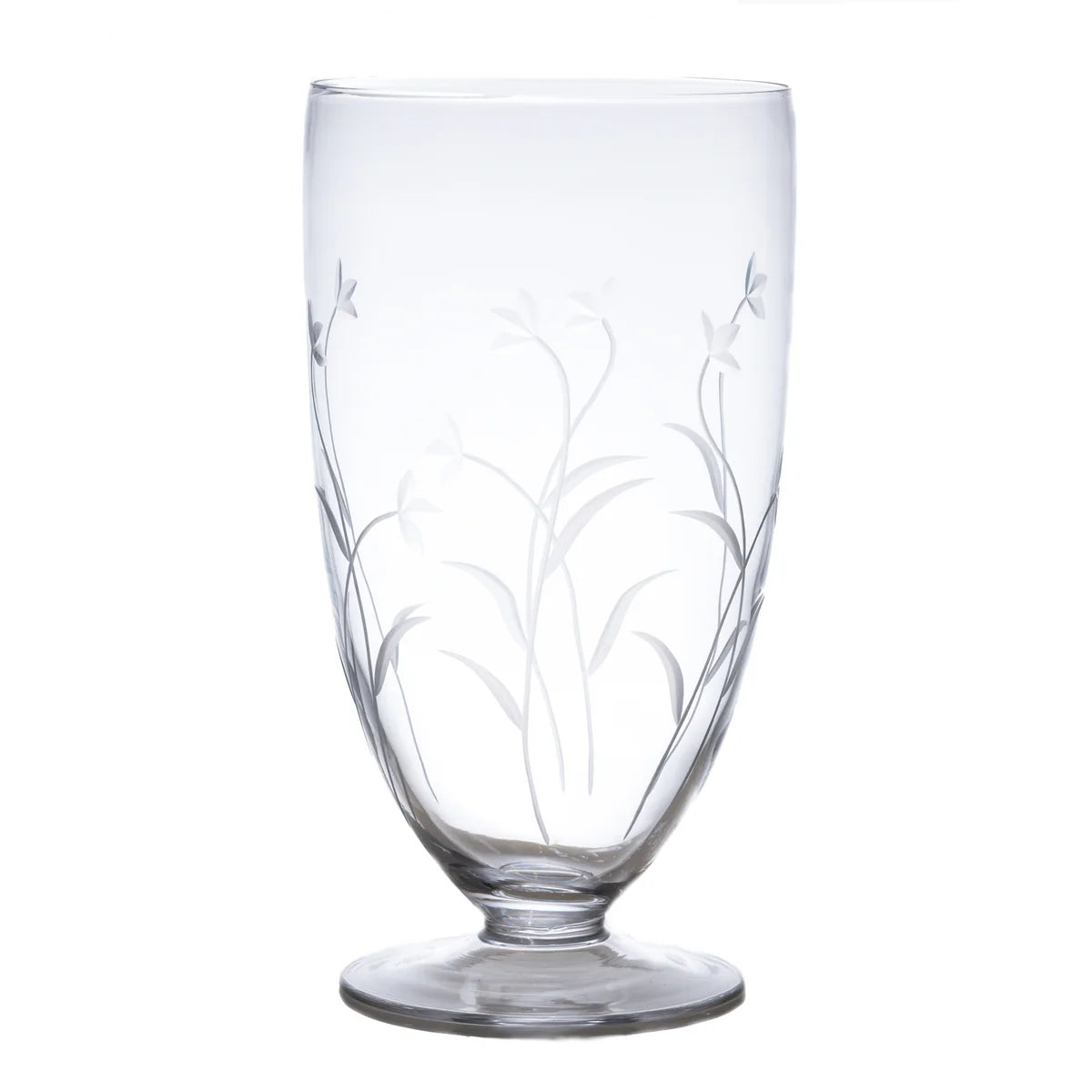 Anna Etched Glass Hurricane