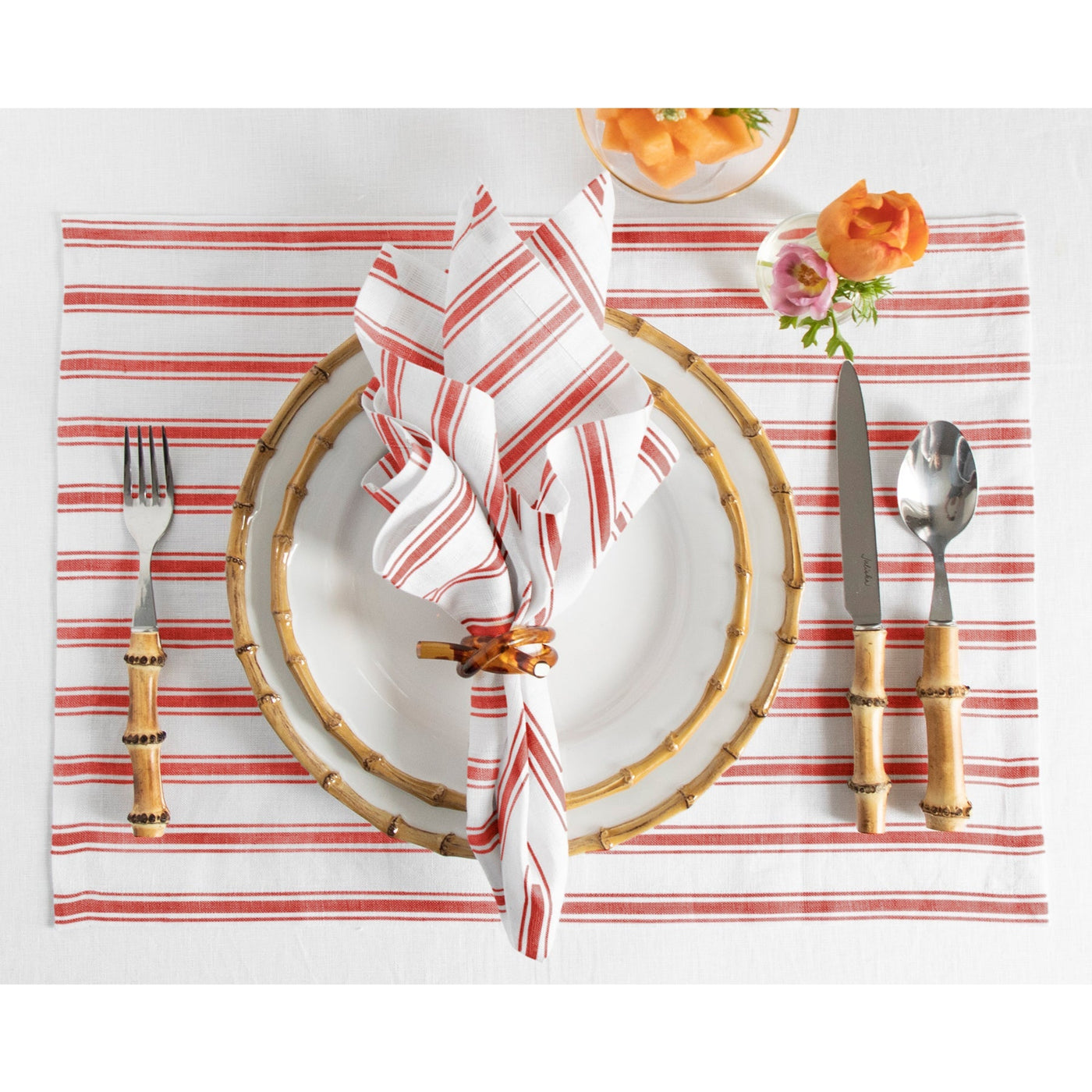 Capri Ticking Stripe Napkins
