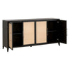 Holland Media Sideboard - Brushed Black Acacia