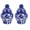 Navy Cherry Blossom Salt & Pepper Shaker